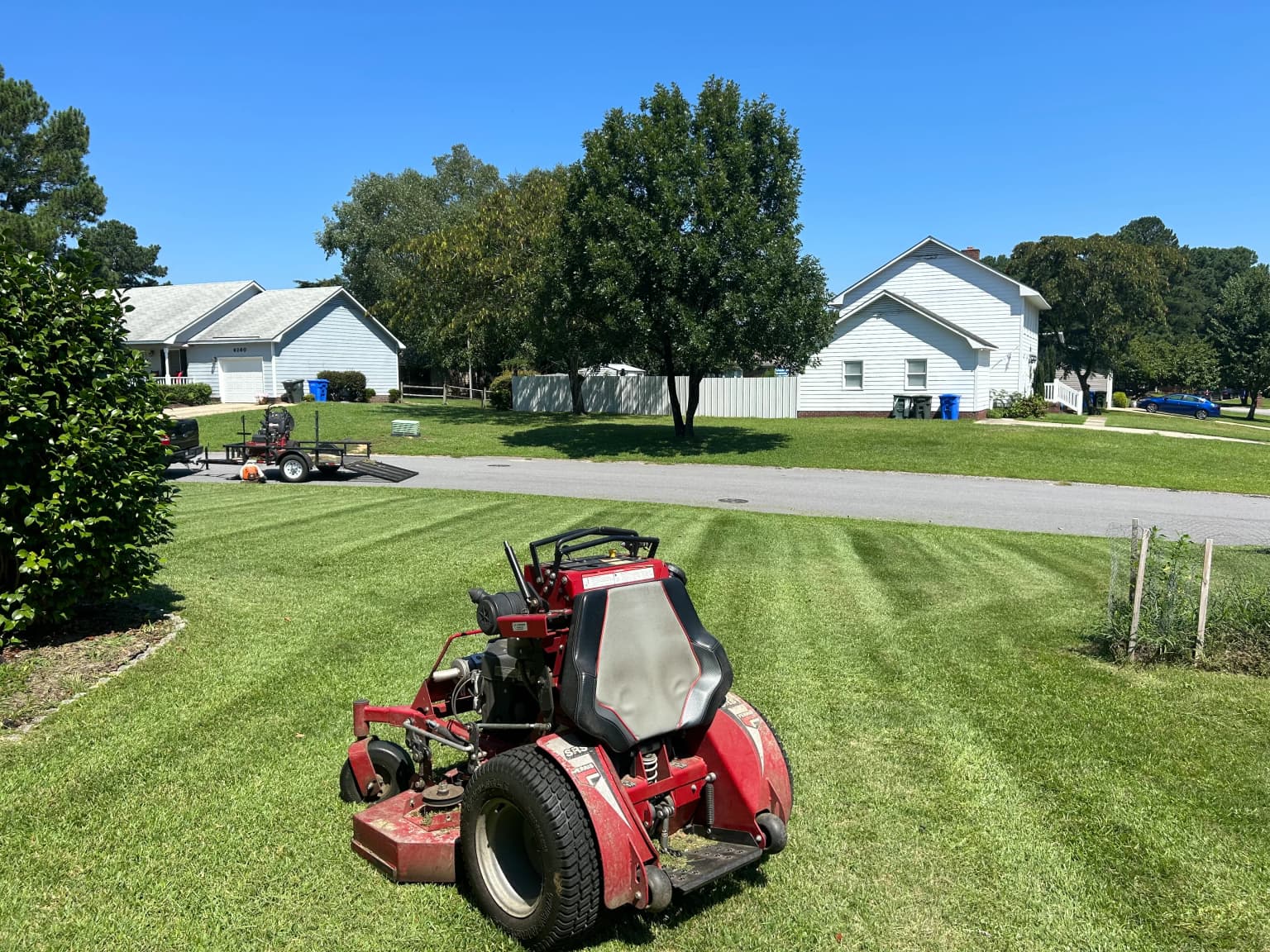 Weekly lawn service